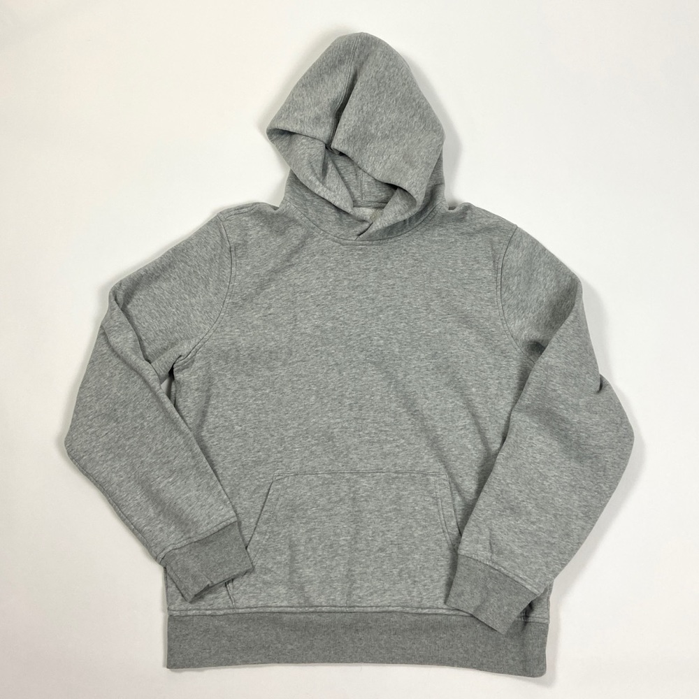 Cozy Grey Gap Pullover Hoodie